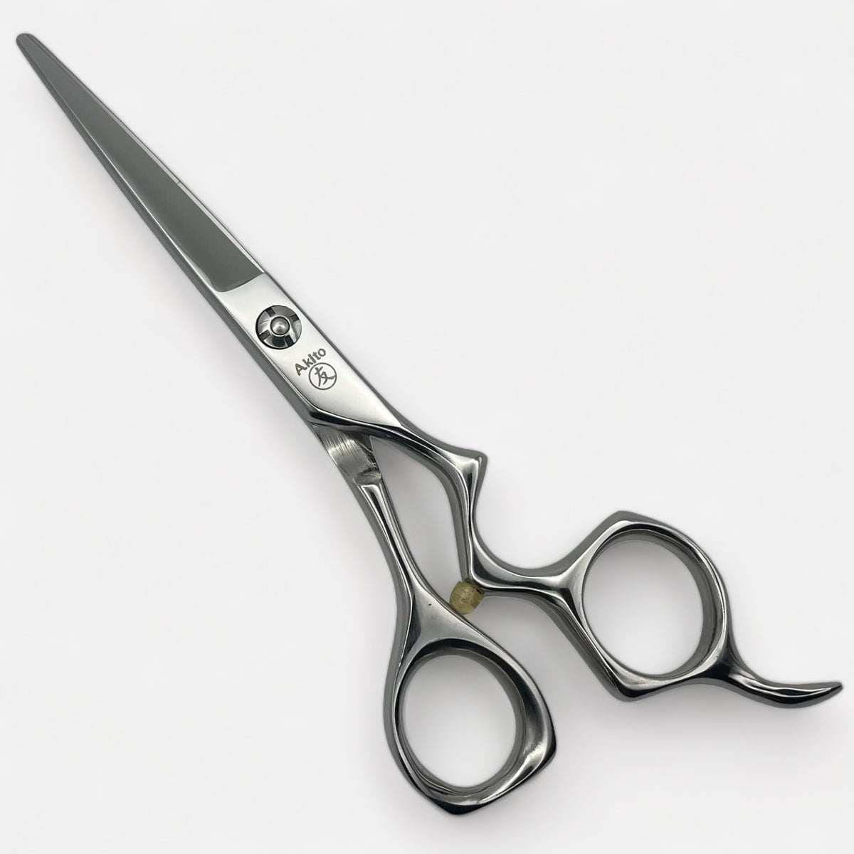 X-8 Silver Hair Scissors Side Angle