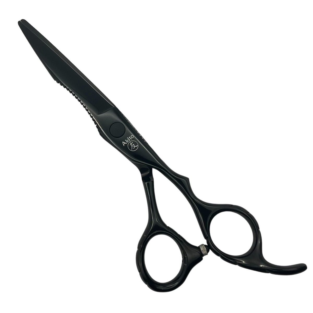 X-5 barber scissors side angle