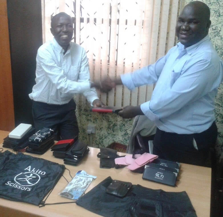 Akito Scissors and CIVS Kenya donations