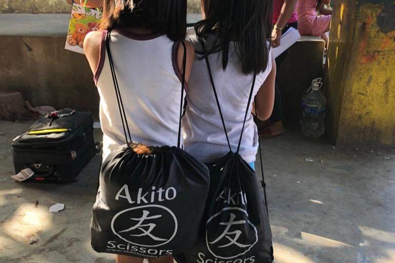 Akito Scissors Hair Aid donations