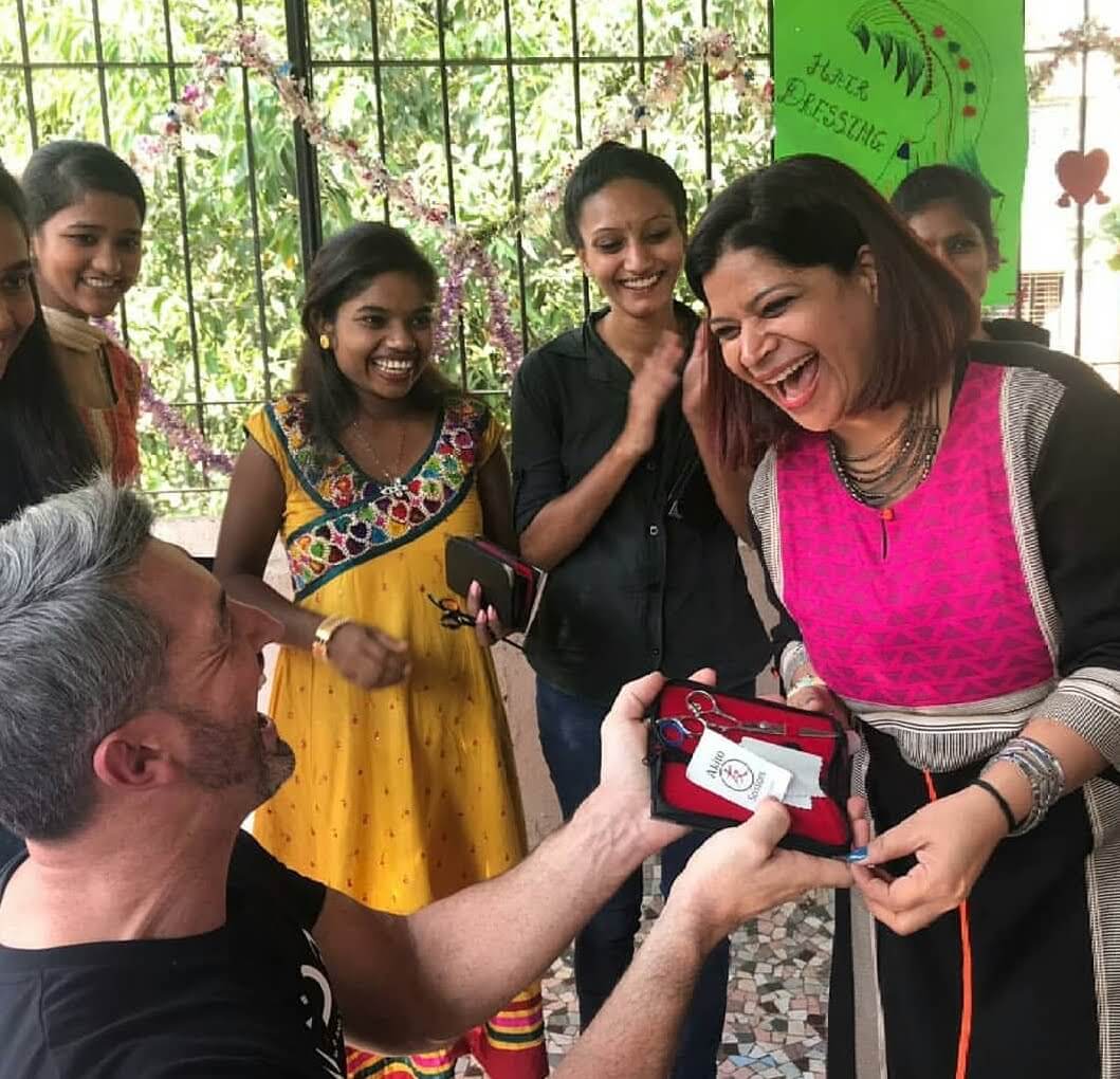 Akito Scissors Mumbai hair project donations