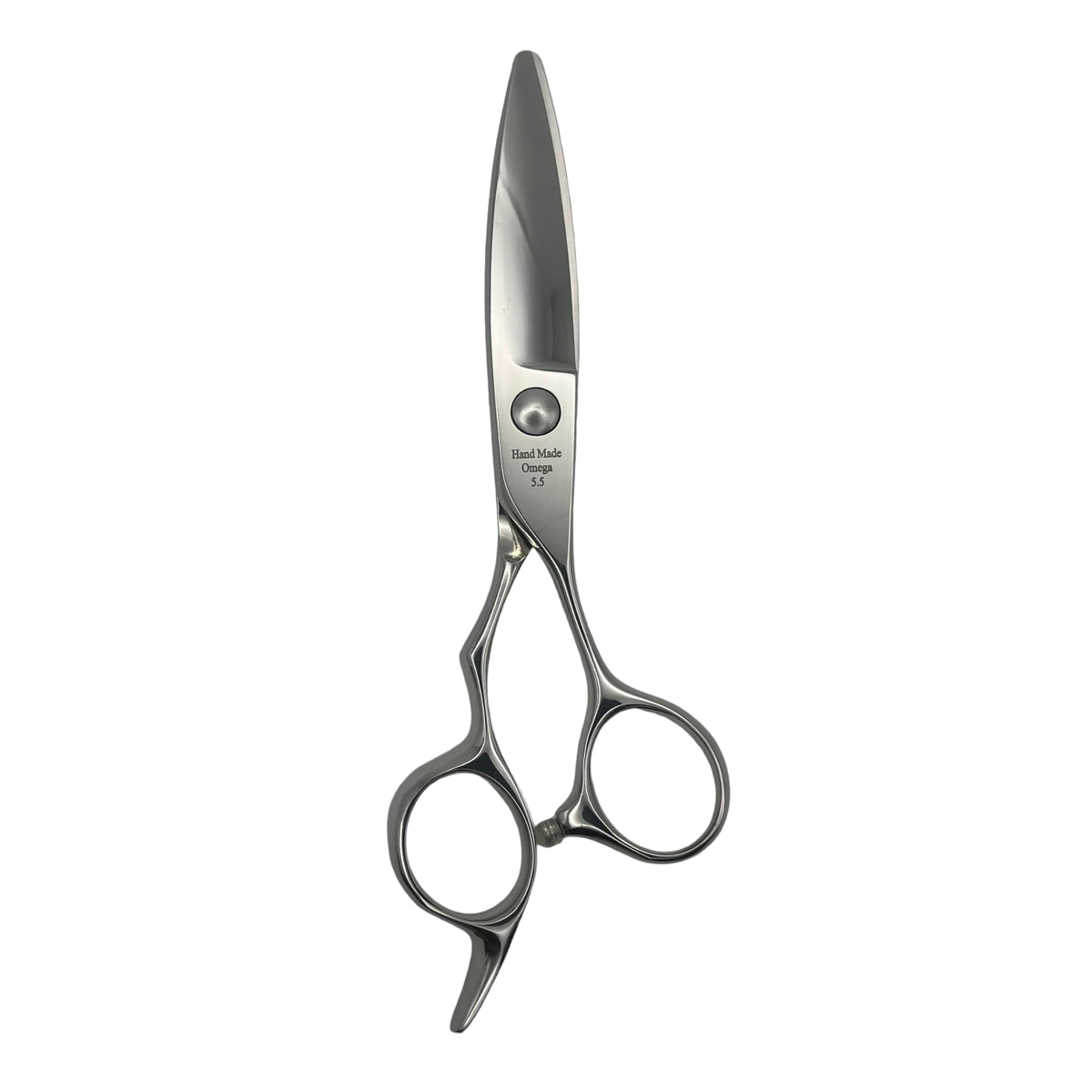 Omega slicing scissors