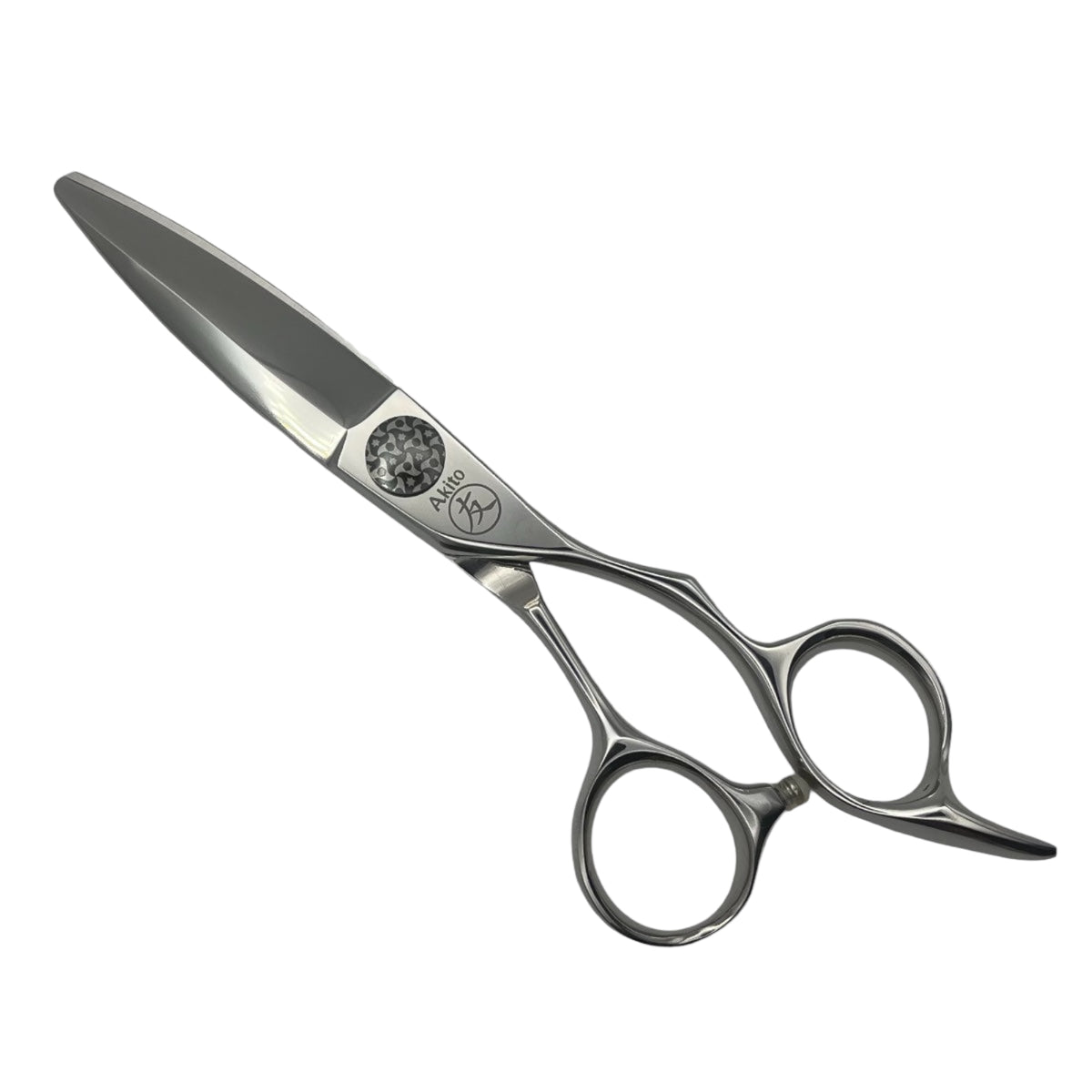 Omega slicing scissors