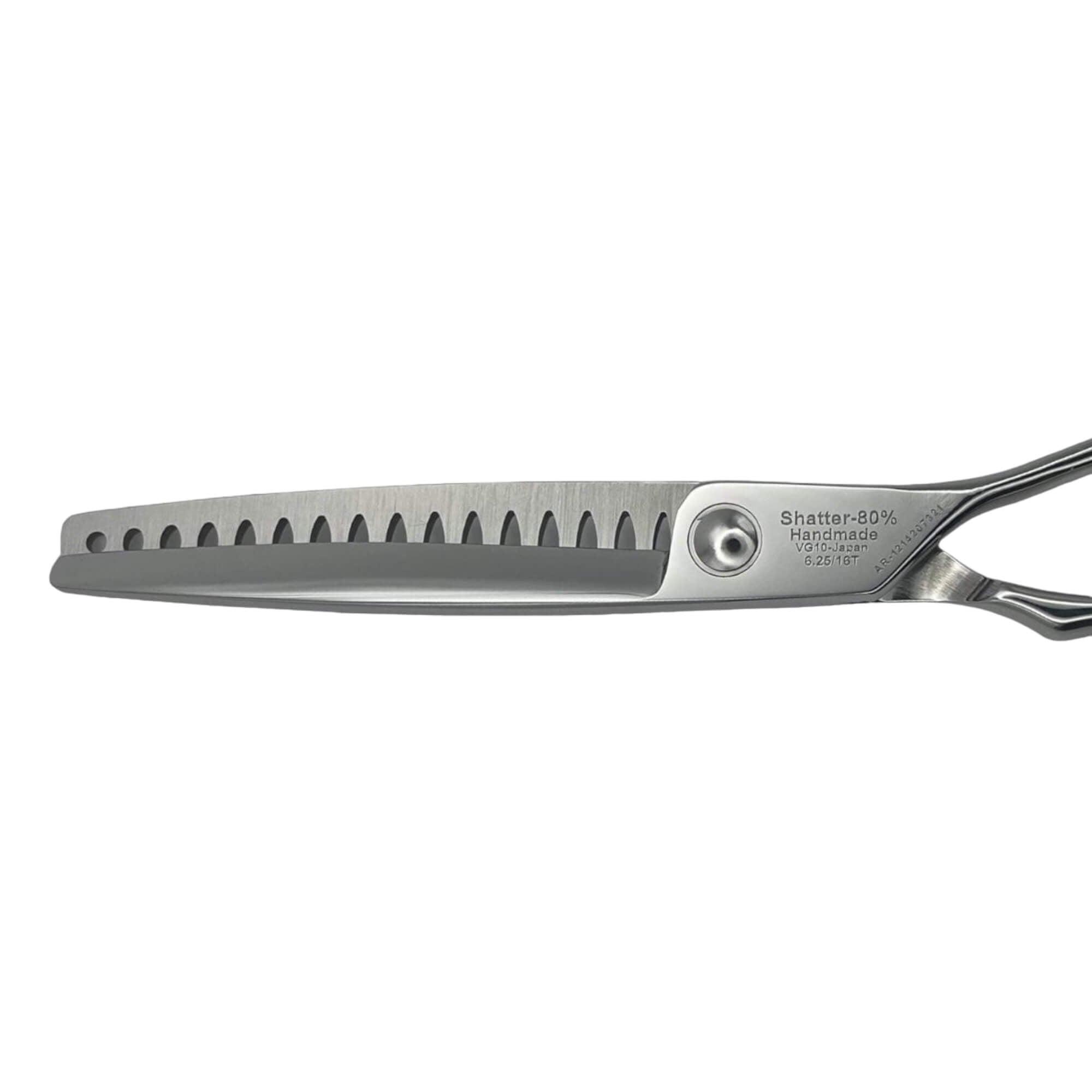 SHATTER texturising scissors back blade teeth