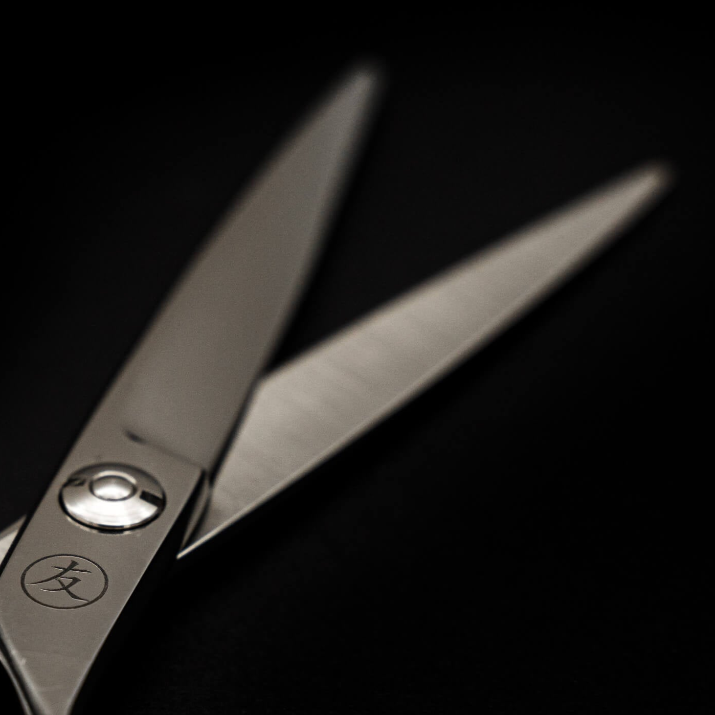 V-1 Hairdressing Scissors on black