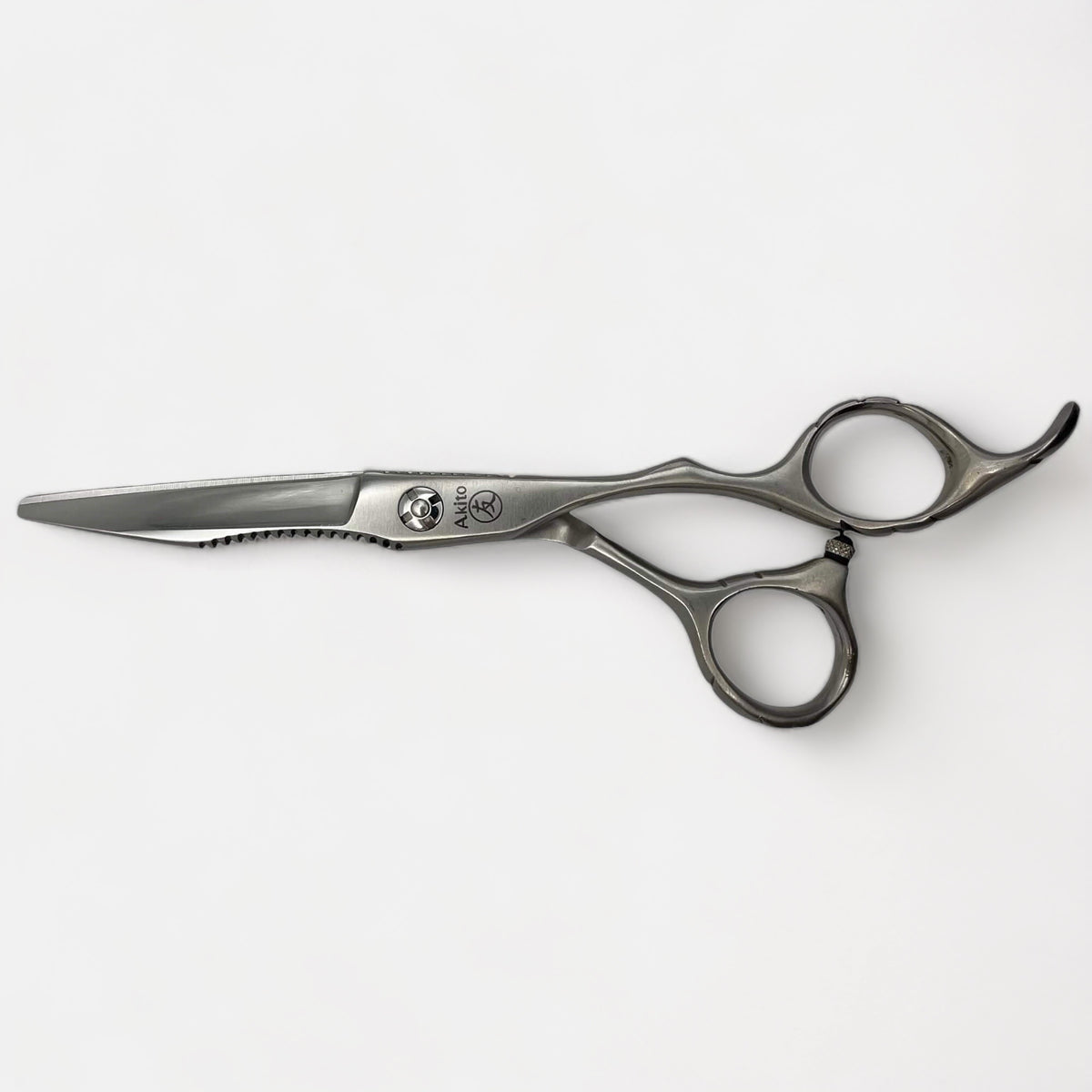X-5 Barber Scissors Silver side blade