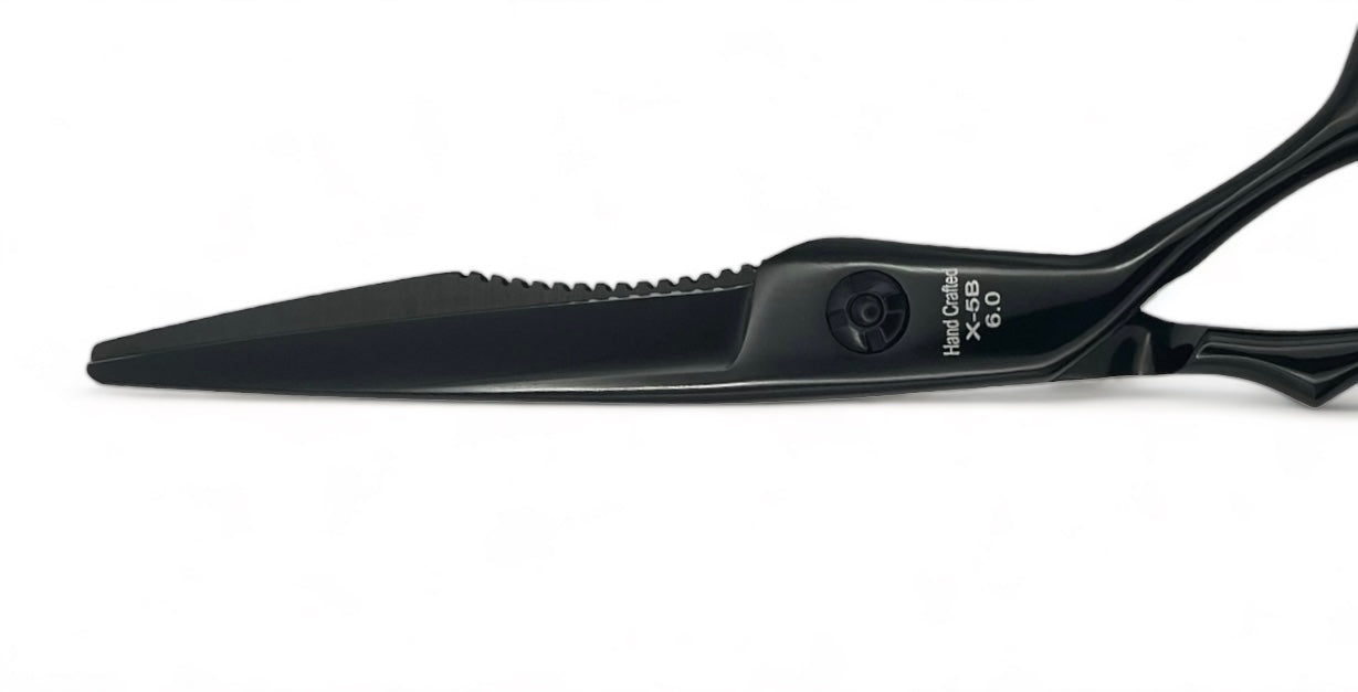 X-5 Barber Scissors back blade