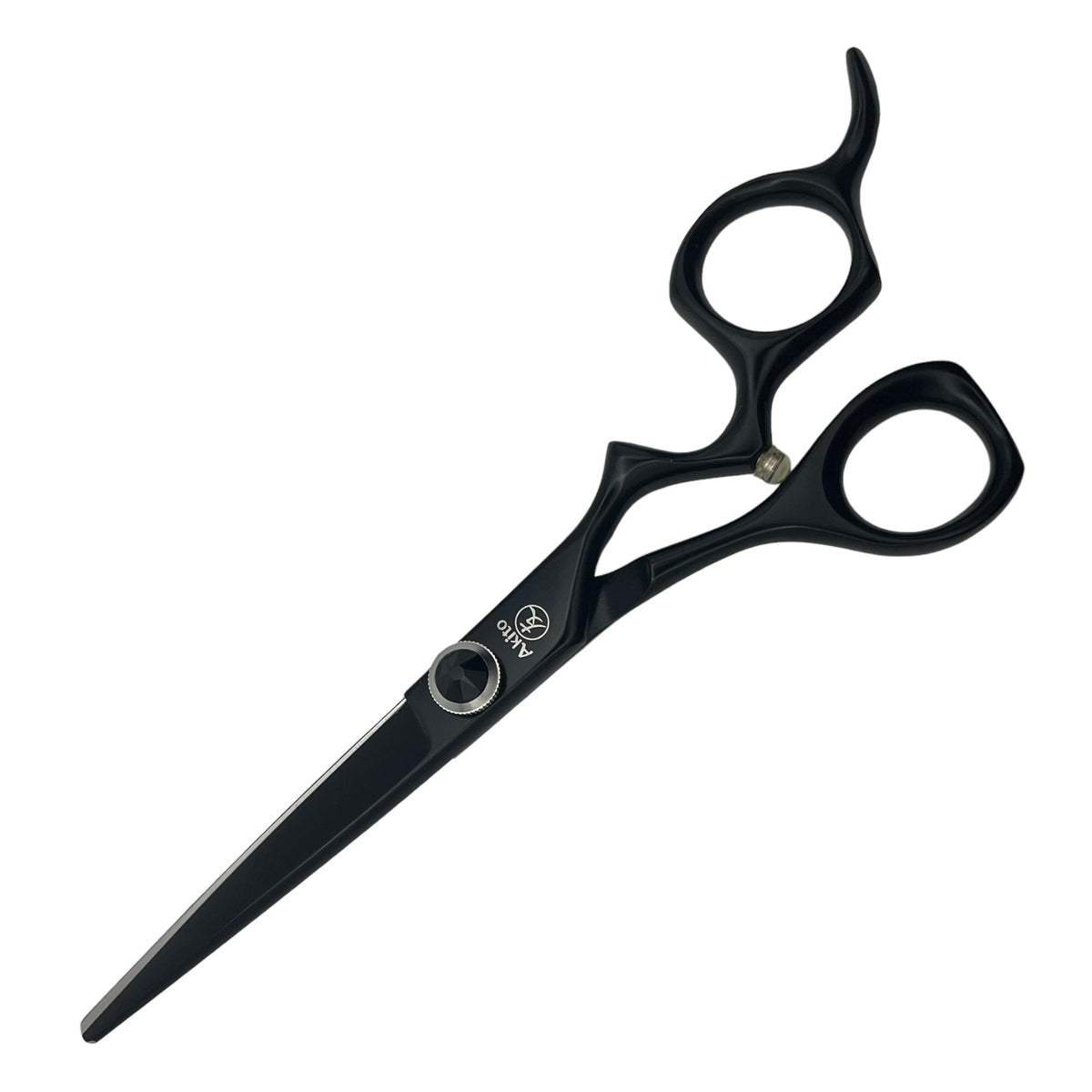 X 8 Black 6.25 Hairdressing Scissors angle