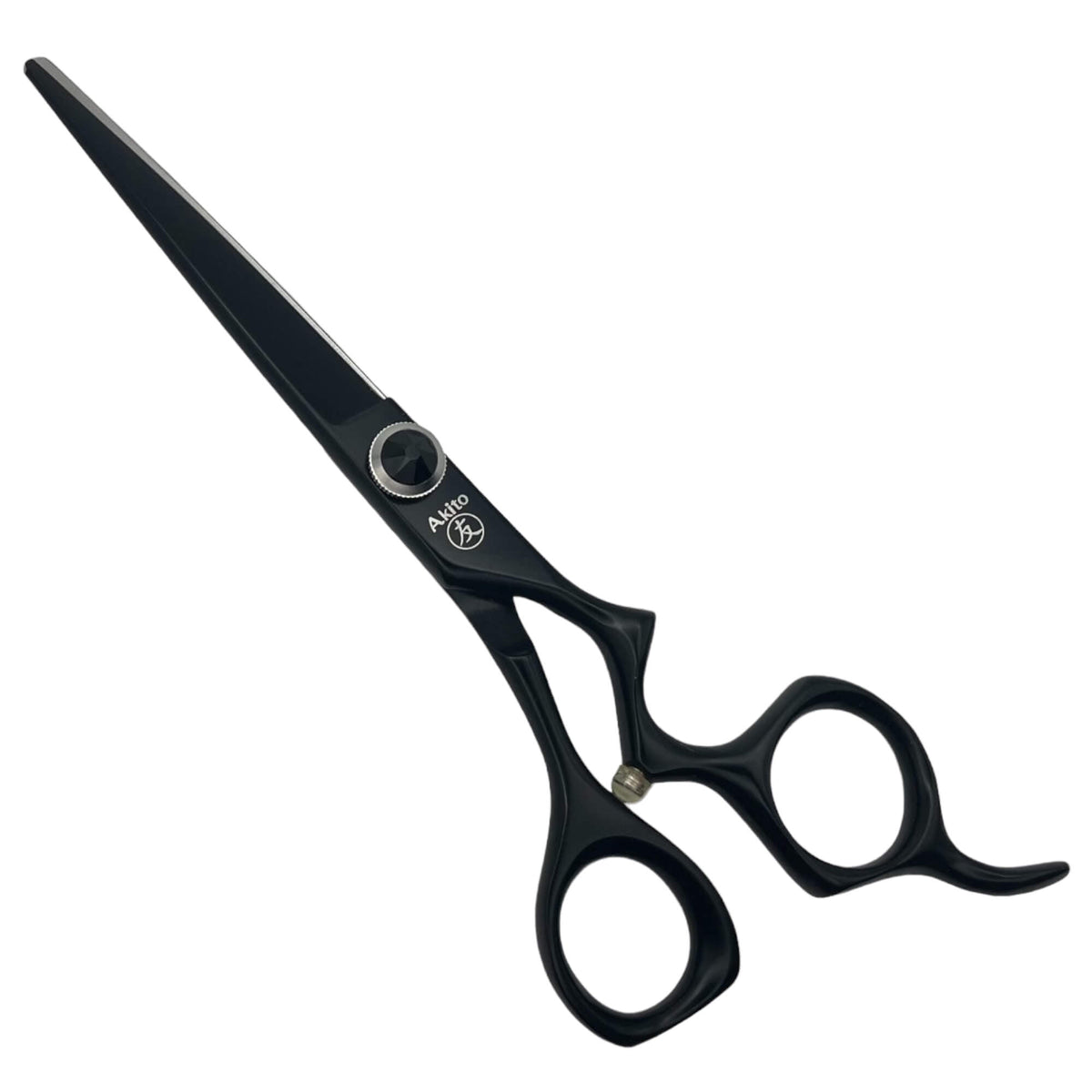 X 8 Black 6.25 Hairdressing Scissors side angle blade