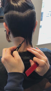 F 2 Black Left Handed Hairdressing Scissors cutting hair 