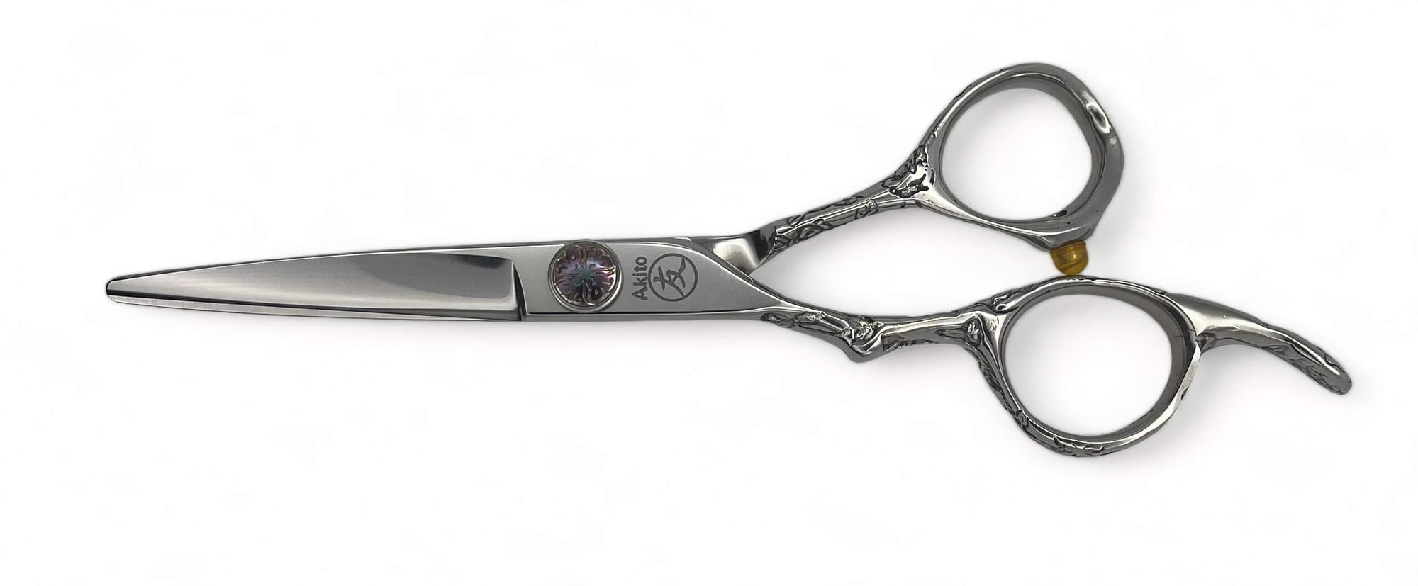 Sensei left handed hairdressing scissors on white background